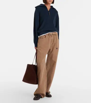 Brunello Cucinelli Monili cotton half-zip sweater | Thumbnail 5 Brunello Cucinelli Monili cotton half-zip sweater | Thumbnail 5
