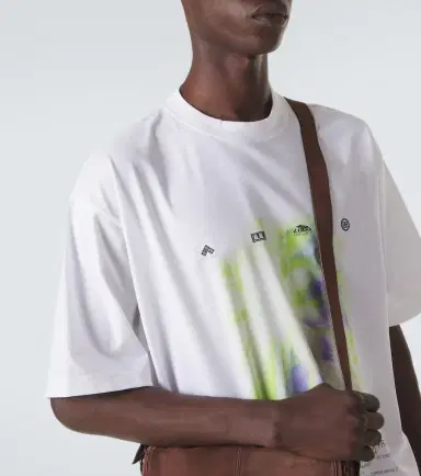 Balenciaga Printed cotton jersey T-shirt | Thumbnail 2 Balenciaga Printed cotton jersey T-shirt | Thumbnail 2