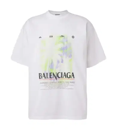 Balenciaga Printed cotton jersey T-shirt | Thumbnail 1 Balenciaga Printed cotton jersey T-shirt | Thumbnail 1