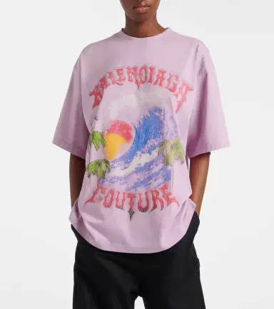 Balenciaga Printed cotton jersey T-shirt | Thumbnail 2 Balenciaga Printed cotton jersey T-shirt | Thumbnail 2