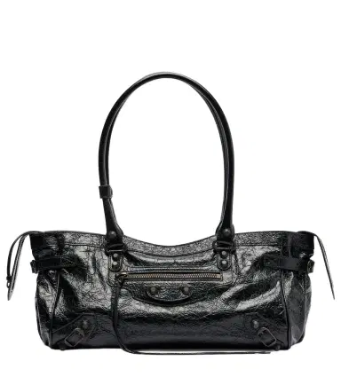 Balenciaga Le City East-West leather shoulder bag | Thumbnail 1 Balenciaga Le City East-West leather shoulder bag | Thumbnail 1