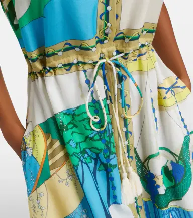 Tory Burch Printed silk and cotton shirt dress | Thumbnail 3 Tory Burch Printed silk and cotton shirt dress | Thumbnail 3