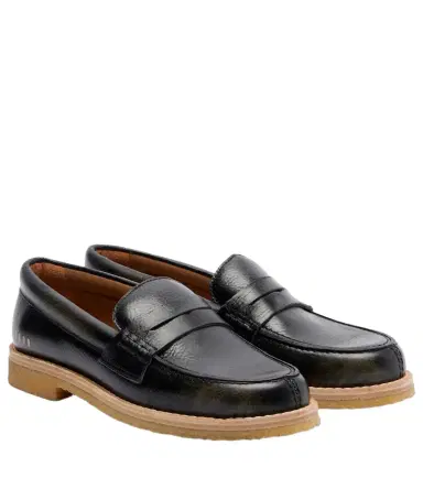 Golden Goose Jerry distressed leather penny loafers | Thumbnail 1 Golden Goose Jerry distressed leather penny loafers | Thumbnail 1