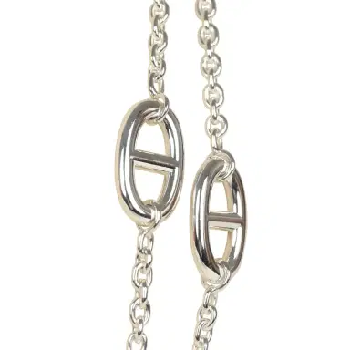 HERMÈS Hermes Farandole Rope Necklace 120cm Sterling Silver Hardware | Thumbnail 2 HERMÈS Hermes Farandole Rope Necklace 120cm Sterling Silver Hardware | Thumbnail 2