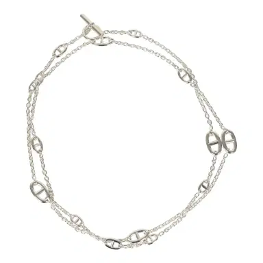HERMÈS Hermes Farandole Rope Necklace 120cm Sterling Silver Hardware | Thumbnail 6 HERMÈS Hermes Farandole Rope Necklace 120cm Sterling Silver Hardware | Thumbnail 6