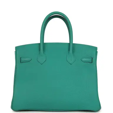 HERMÈS Pre-owned Hermes Birkin 30 Vert Verone Togo Gold Hardware | Thumbnail 4 HERMÈS Pre-owned Hermes Birkin 30 Vert Verone Togo Gold Hardware | Thumbnail 4