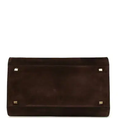 The Row The Row Soft Margaux 15 Bag Mocha Suede Gold Hardware | Thumbnail 7 The Row The Row Soft Margaux 15 Bag Mocha Suede Gold Hardware | Thumbnail 7