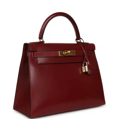HERMÈS Vintage Hermes Kelly Sellier 28 Rouge H Box Gold Hardware | Thumbnail 2 HERMÈS Vintage Hermes Kelly Sellier 28 Rouge H Box Gold Hardware | Thumbnail 2