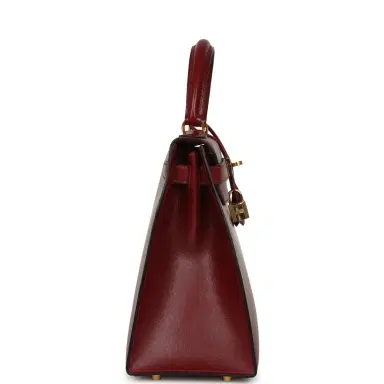 HERMÈS Vintage Hermes Kelly Sellier 28 Rouge H Box Gold Hardware | Thumbnail 3 HERMÈS Vintage Hermes Kelly Sellier 28 Rouge H Box Gold Hardware | Thumbnail 3