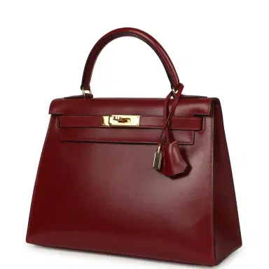 HERMÈS Vintage Hermes Kelly Sellier 28 Rouge H Box Gold Hardware | Thumbnail 5 HERMÈS Vintage Hermes Kelly Sellier 28 Rouge H Box Gold Hardware | Thumbnail 5