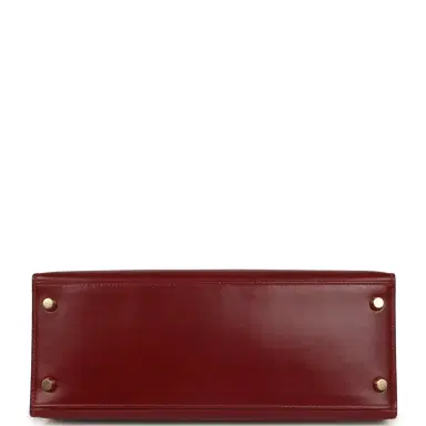 HERMÈS Vintage Hermes Kelly Sellier 28 Rouge H Box Gold Hardware | Thumbnail 6 HERMÈS Vintage Hermes Kelly Sellier 28 Rouge H Box Gold Hardware | Thumbnail 6