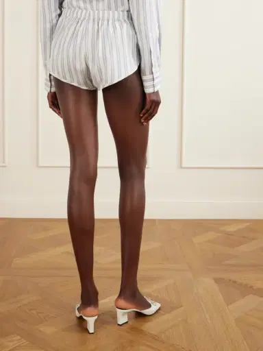 Gucci Striped Silk-satin Shorts | Thumbnail 4 Gucci Striped Silk-satin Shorts | Thumbnail 4
