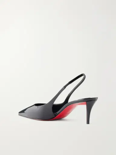 Christian Louboutin Miss Z 60 Patent-leather Slingback Pumps | Thumbnail 3 Christian Louboutin Miss Z 60 Patent-leather Slingback Pumps | Thumbnail 3