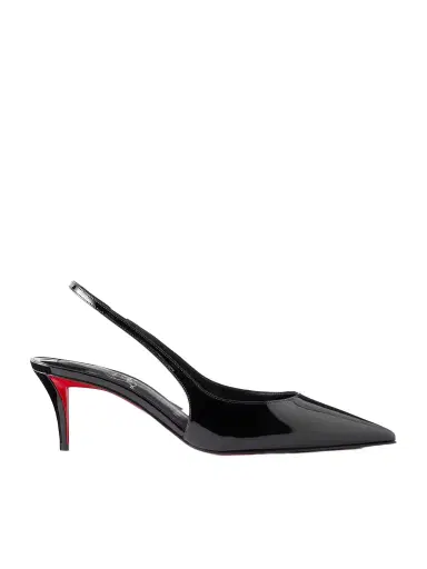 Christian Louboutin Miss Z 60 Patent-leather Slingback Pumps | Thumbnail 1 Christian Louboutin Miss Z 60 Patent-leather Slingback Pumps | Thumbnail 1