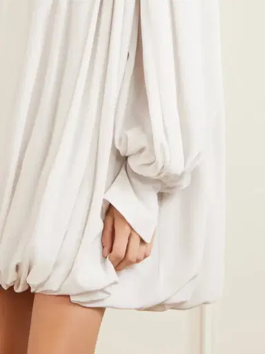 Calvin Klein Collection Allegra Belted Silk Crepe De Chine | Thumbnail 5 Calvin Klein Collection Allegra Belted Silk Crepe De Chine | Thumbnail 5