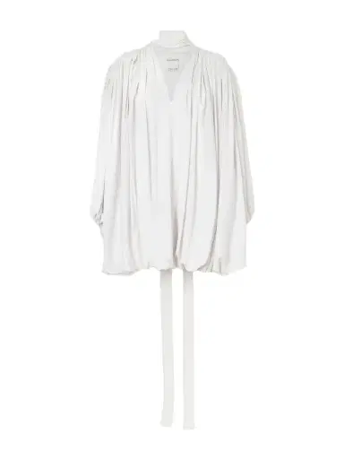 Calvin Klein Collection Allegra Belted Silk Crepe De Chine | Thumbnail 1 Calvin Klein Collection Allegra Belted Silk Crepe De Chine | Thumbnail 1