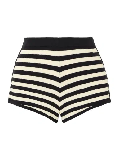 Posse Darcy Striped Pima Cotton Shorts | Thumbnail 1 Posse Darcy Striped Pima Cotton Shorts | Thumbnail 1