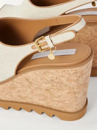 Stella McCartney Sneakelyse Canvas Slingback Platform Wedge Sandals | Thumbnail 5 Stella McCartney Sneakelyse Canvas Slingback Platform Wedge Sandals | Thumbnail 5