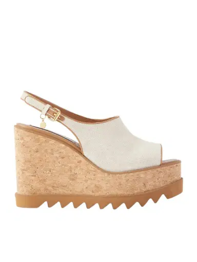 Stella McCartney Sneakelyse Canvas Slingback Platform Wedge Sandals | Thumbnail 1 Stella McCartney Sneakelyse Canvas Slingback Platform Wedge Sandals | Thumbnail 1