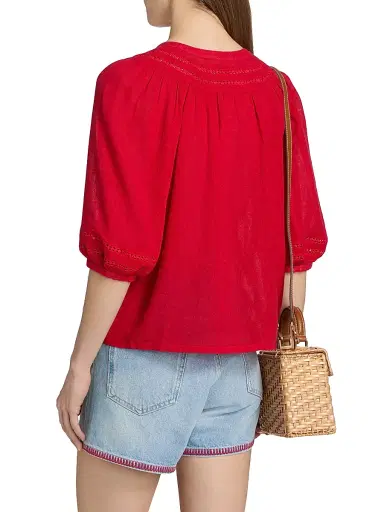 RAILS Women's Theia Linen-Blend Top | Thumbnail 5 RAILS Women's Theia Linen-Blend Top | Thumbnail 5
