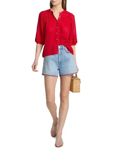 RAILS Women's Rancho Cotton Denim Shorts - Ciao Indigo | Thumbnail 2 RAILS Women's Rancho Cotton Denim Shorts - Ciao Indigo | Thumbnail 2