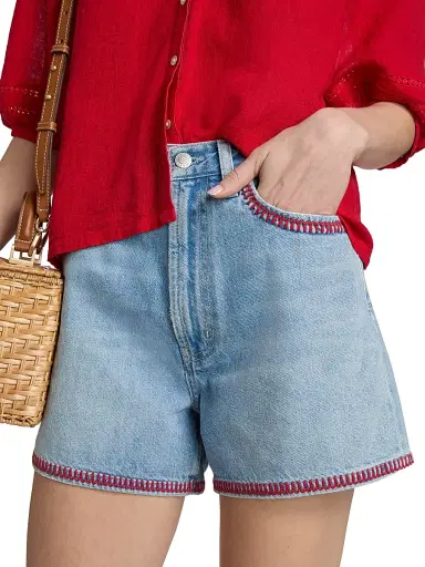 RAILS Women's Rancho Cotton Denim Shorts - Ciao Indigo | Thumbnail 6 RAILS Women's Rancho Cotton Denim Shorts - Ciao Indigo | Thumbnail 6
