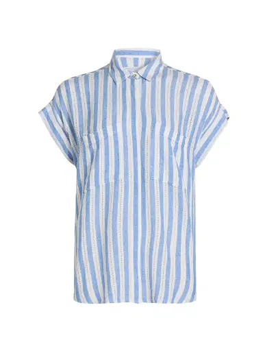 RAILS Women's Cito Striped Linen-Blend Shirt | Thumbnail 1 RAILS Women's Cito Striped Linen-Blend Shirt | Thumbnail 1