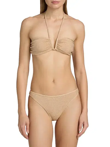 Ramy Brook Women's June Metallic Bikini Top - Gold | Thumbnail 3 Ramy Brook Women's June Metallic Bikini Top - Gold | Thumbnail 3
