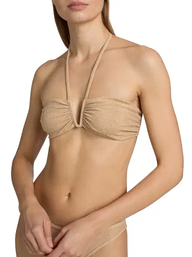 Ramy Brook Women's June Metallic Bikini Top - Gold | Thumbnail 5 Ramy Brook Women's June Metallic Bikini Top - Gold | Thumbnail 5