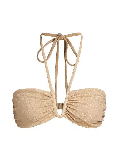 Ramy Brook Women's June Metallic Bikini Top - Gold | Thumbnail 1 Ramy Brook Women's June Metallic Bikini Top - Gold | Thumbnail 1