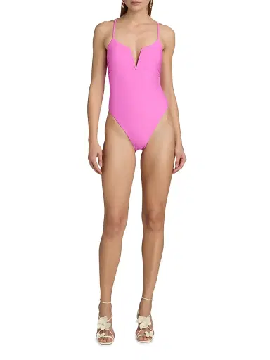 Ramy Brook Women's Bexley One-Piece Swimsuit - Radiant Pink | Thumbnail 2 Ramy Brook Women's Bexley One-Piece Swimsuit - Radiant Pink | Thumbnail 2