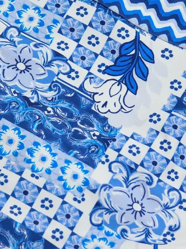 Ramy Brook Women's Isla Printed Bikini Bottom - Ocean Combo | Thumbnail 6 Ramy Brook Women's Isla Printed Bikini Bottom - Ocean Combo | Thumbnail 6