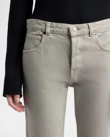 Neiman Marcus Riaco Straight-Leg Cotton Jeans | Thumbnail 8 Neiman Marcus Riaco Straight-Leg Cotton Jeans | Thumbnail 8