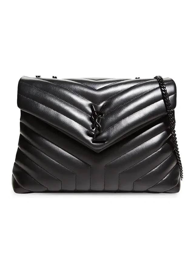 Women's Loulou Matelassé Leather Shoulder Bag - Nero Women's Loulou Matelassé Leather Shoulder Bag - Nero