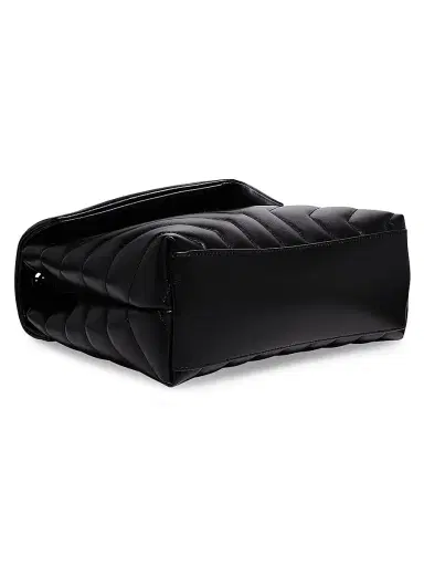 Saint Laurent Women's Loulou Matelassé Leather Shoulder Bag - Noir | Thumbnail 5 Saint Laurent Women's Loulou Matelassé Leather Shoulder Bag - Noir | Thumbnail 5