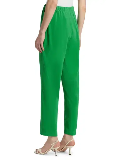 Misook Women's Nora Crepe Straight-Leg Pants - Clover Field - Size XXL | Thumbnail 5 Misook Women's Nora Crepe Straight-Leg Pants - Clover Field - Size XXL | Thumbnail 5