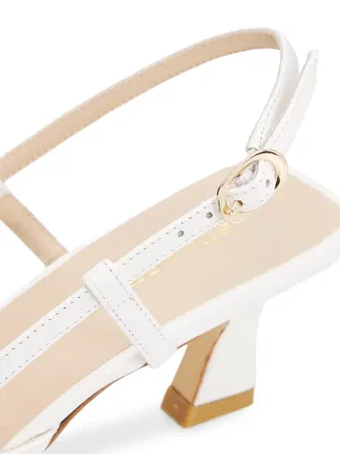 Stuart Weitzman Women's Vinnie 50MM Floral Lace Slingback Pumps | Thumbnail 5 Stuart Weitzman Women's Vinnie 50MM Floral Lace Slingback Pumps | Thumbnail 5