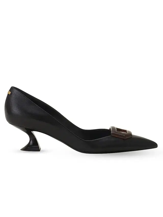 Women's Midnight Step Leather Pumps - Black Women's Midnight Step Leather Pumps - Black