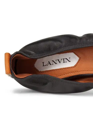 Lanvin Women's Leather Ballerina Flats - Black | Thumbnail 6 Lanvin Women's Leather Ballerina Flats - Black | Thumbnail 6