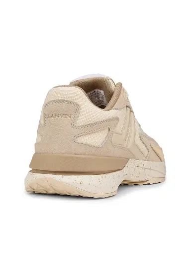 Lanvin Women's Jla Low-Top Leather Sneakers - Beige Grey | Thumbnail 3 Lanvin Women's Jla Low-Top Leather Sneakers - Beige Grey | Thumbnail 3