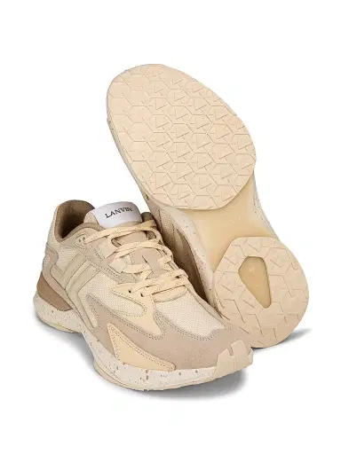 Lanvin Women's Jla Low-Top Leather Sneakers - Beige Grey | Thumbnail 5 Lanvin Women's Jla Low-Top Leather Sneakers - Beige Grey | Thumbnail 5