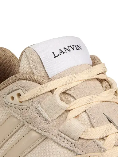Lanvin Women's Jla Low-Top Leather Sneakers - Beige Grey | Thumbnail 6 Lanvin Women's Jla Low-Top Leather Sneakers - Beige Grey | Thumbnail 6