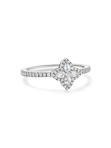 64 Facets Women's Blossom 18K White Gold & 0.34 TCW Diamond Ring - White Gold | Thumbnail 1 64 Facets Women's Blossom 18K White Gold & 0.34 TCW Diamond Ring - White Gold | Thumbnail 1