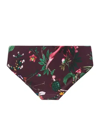 La DoubleJ Women's Boy Brief - Zooflora Mini Bordeaux | Thumbnail 2 La DoubleJ Women's Boy Brief - Zooflora Mini Bordeaux | Thumbnail 2