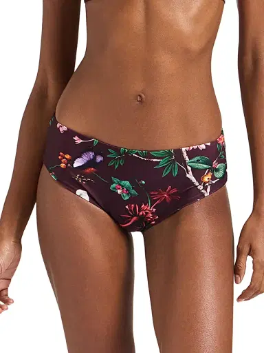 La DoubleJ Women's Boy Brief - Zooflora Mini Bordeaux | Thumbnail 3 La DoubleJ Women's Boy Brief - Zooflora Mini Bordeaux | Thumbnail 3