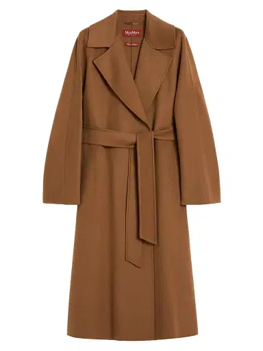 Max Mara Women's Wool Cashmere and Silk Coat - Camel | Thumbnail 1 Max Mara Women's Wool Cashmere and Silk Coat - Camel | Thumbnail 1
