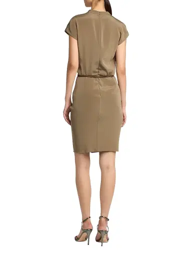 Giorgio Armani Women's Draped Wrap-Style Minidress | Thumbnail 4 Giorgio Armani Women's Draped Wrap-Style Minidress | Thumbnail 4
