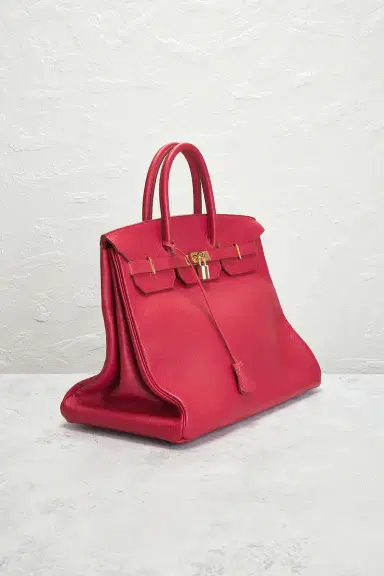 FWRD Renew Hermes 1992 Fjord Birkin 40 Retourne Handbag | Thumbnail 6 FWRD Renew Hermes 1992 Fjord Birkin 40 Retourne Handbag | Thumbnail 6