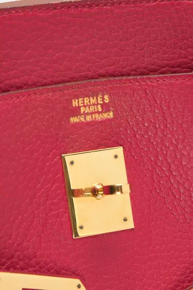 FWRD Renew Hermes 1992 Fjord Birkin 40 Retourne Handbag | Thumbnail 8 FWRD Renew Hermes 1992 Fjord Birkin 40 Retourne Handbag | Thumbnail 8