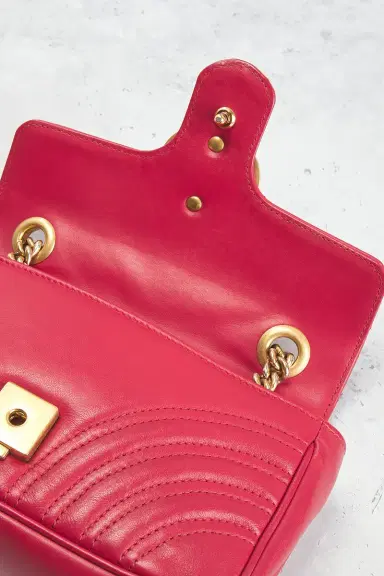 Gucci Mini GG Marmont Shoulder Bag | Thumbnail 9 Gucci Mini GG Marmont Shoulder Bag | Thumbnail 9